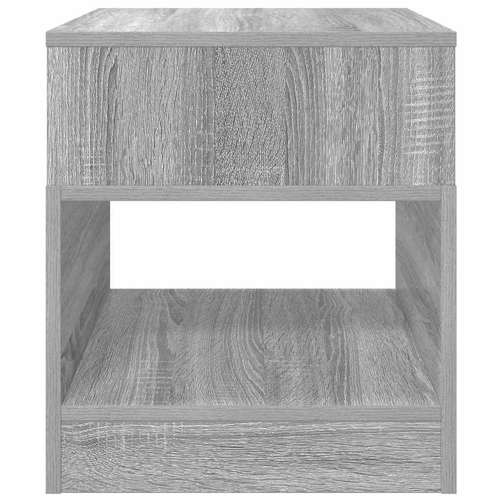 End Table 2 pcs Grey Sonoma 40.5 x 40 x 45 cm Engineered Wood
