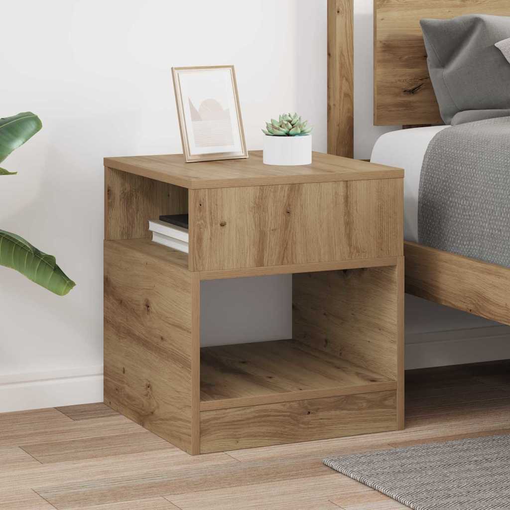 End Table Artisan Oak 40.5 x 40 x 45 cm Engineered Wood