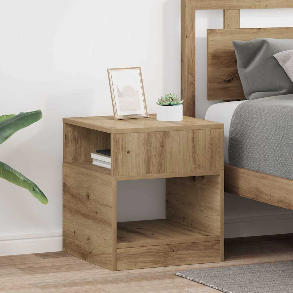 End Table 2 pcs Artisan Oak 40.5 x 40 x 45 cm Engineered Wood