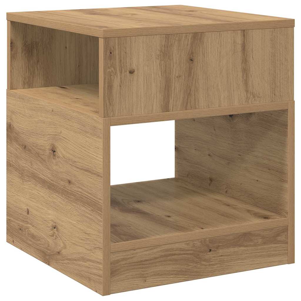 End Table 2 pcs Artisan Oak 40.5 x 40 x 45 cm Engineered Wood