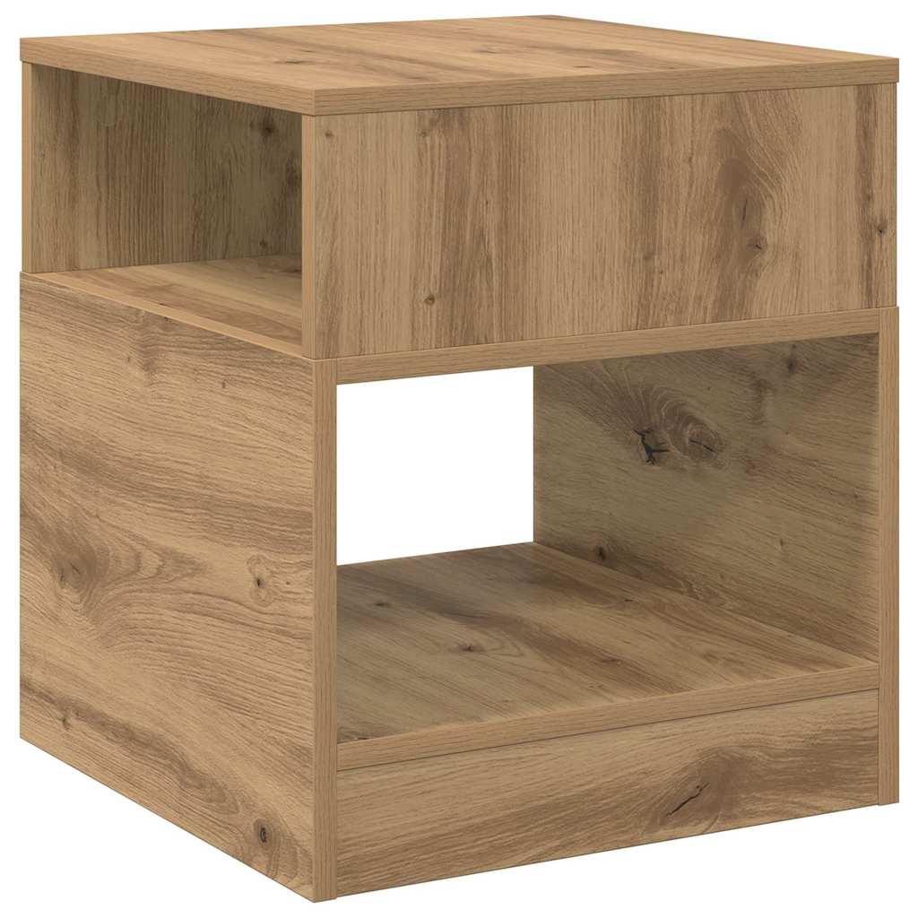 End Table 2 pcs Artisan Oak 40.5 x 40 x 45 cm Engineered Wood