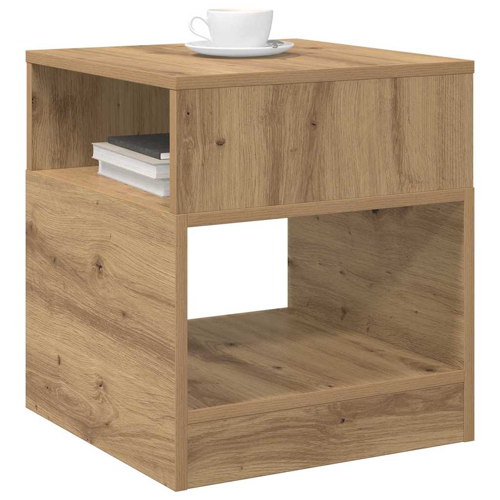 End Table 2 pcs Artisan Oak 40.5 x 40 x 45 cm Engineered Wood