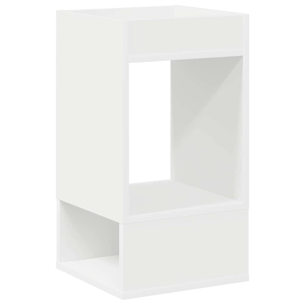 End Table 2 pcs White 30 x 30 x 56 cm Engineered Wood