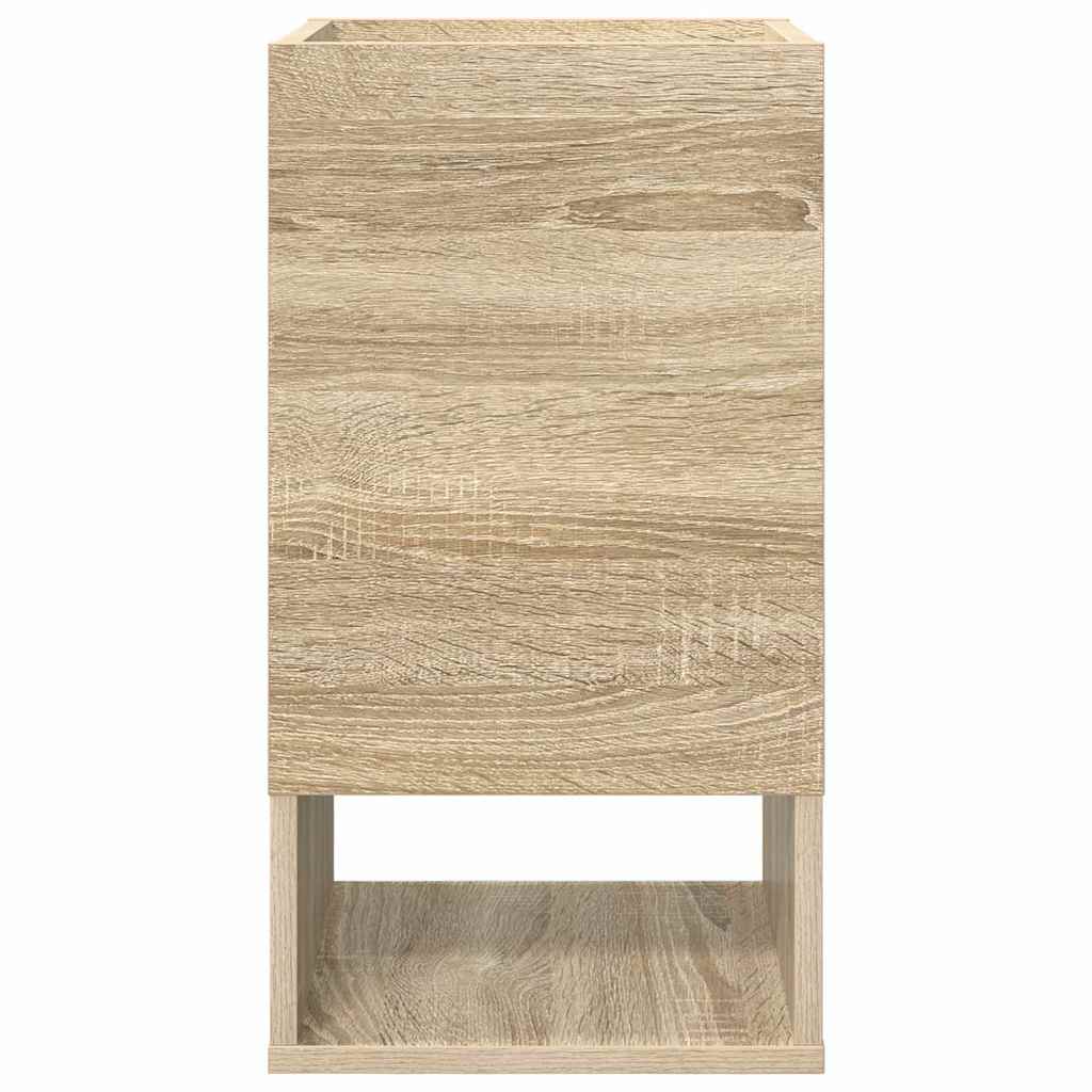 End Table Sonoma Oak 30 x 30 x 56 cm Engineered Wood