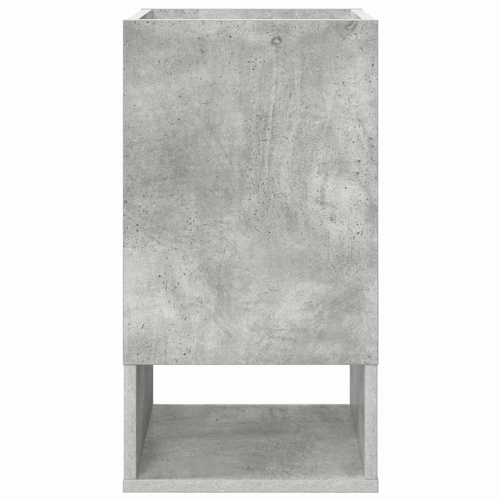 End Table 2 pcs Concrete Grey 30 x 30 x 56 cm Engineered Wood