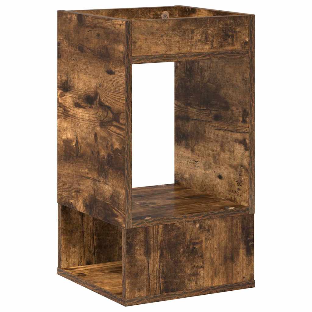 End Table 2 pcs Smoked Oak 30 x 30 x 56 cm Engineered Wood
