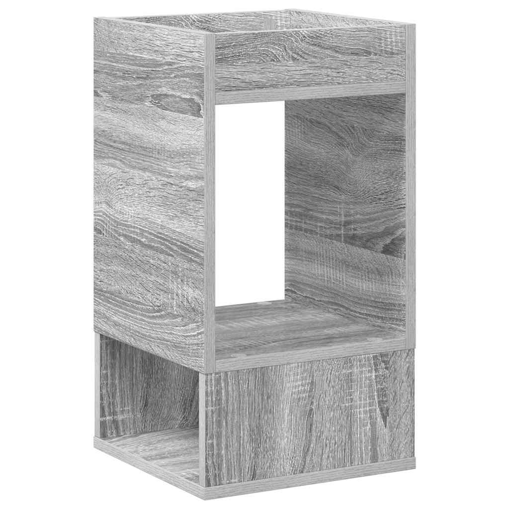 End Table 2 pcs Grey Sonoma 30 x 30 x 56 cm Engineered Wood