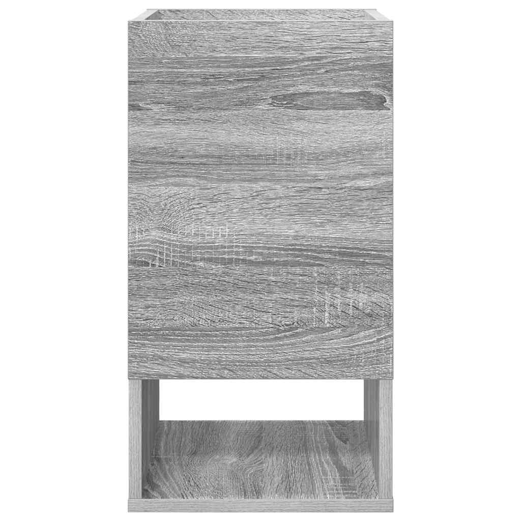 End Table 2 pcs Grey Sonoma 30 x 30 x 56 cm Engineered Wood