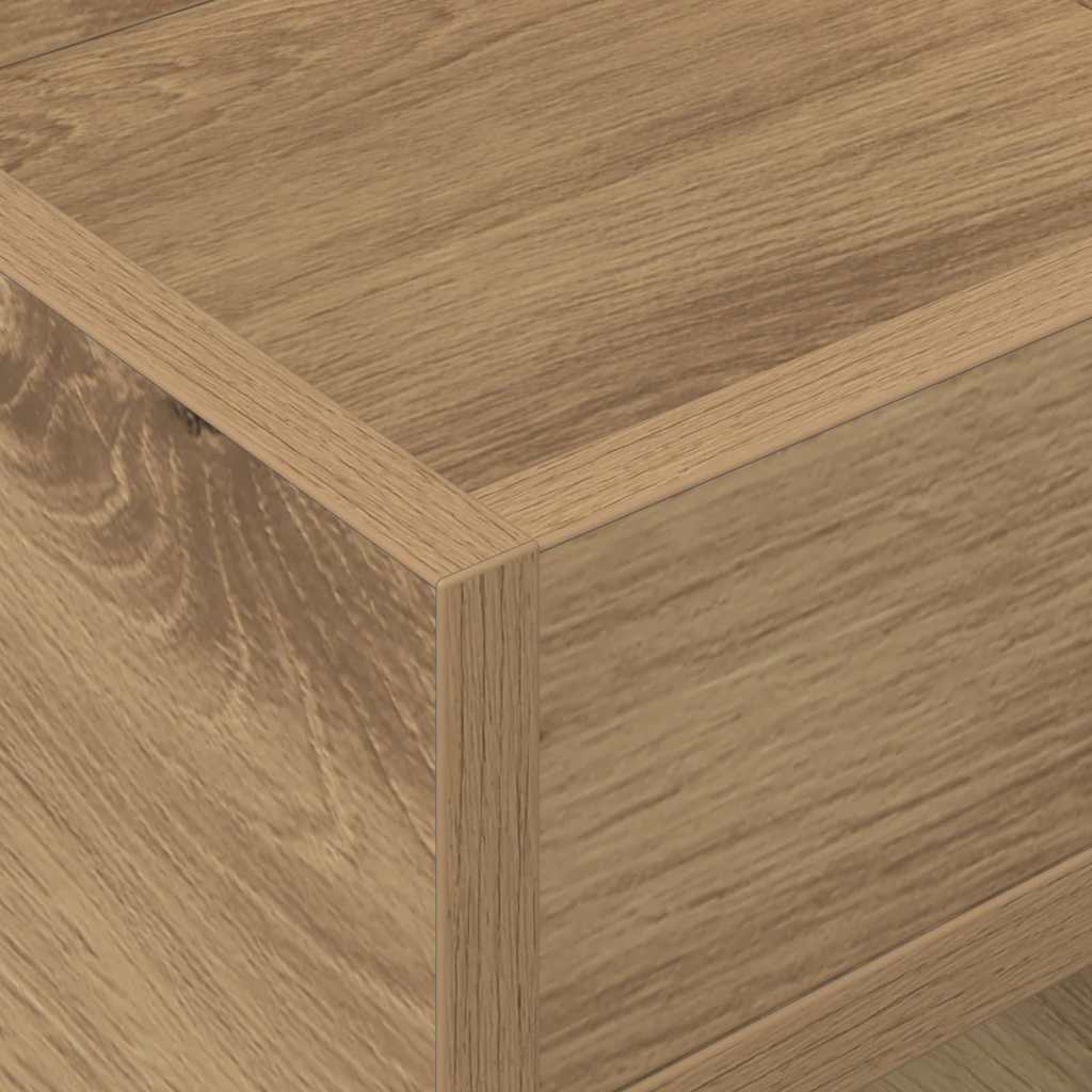 End Table 2 pcs Artisan Oak 30 x 30 x 56 cm Engineered Wood