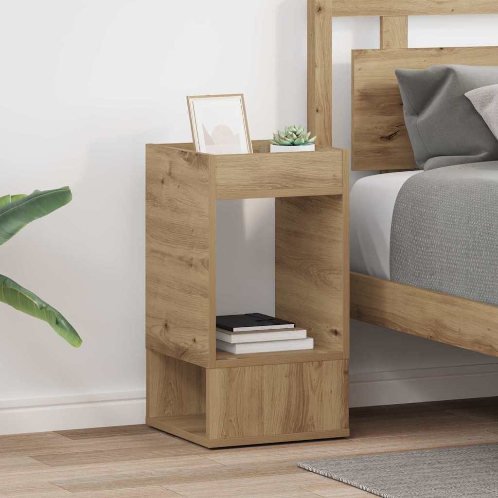 End Table 2 pcs Artisan Oak 30 x 30 x 56 cm Engineered Wood