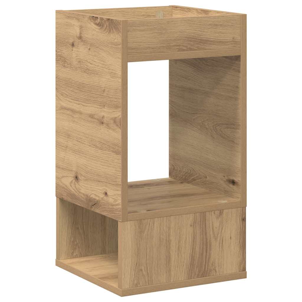 End Table 2 pcs Artisan Oak 30 x 30 x 56 cm Engineered Wood