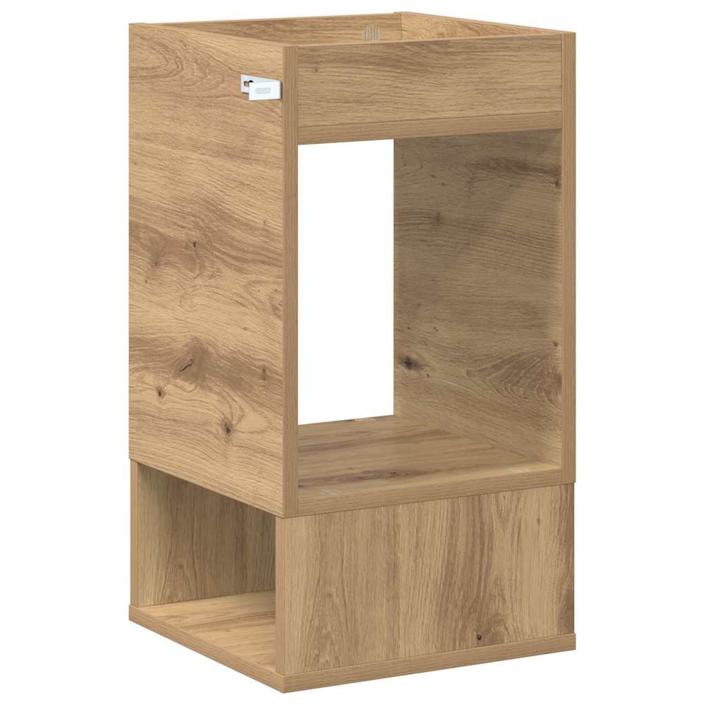 End Table 2 pcs Artisan Oak 30 x 30 x 56 cm Engineered Wood