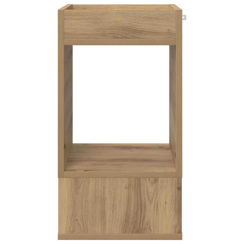 End Table 2 pcs Artisan Oak 30 x 30 x 56 cm Engineered Wood