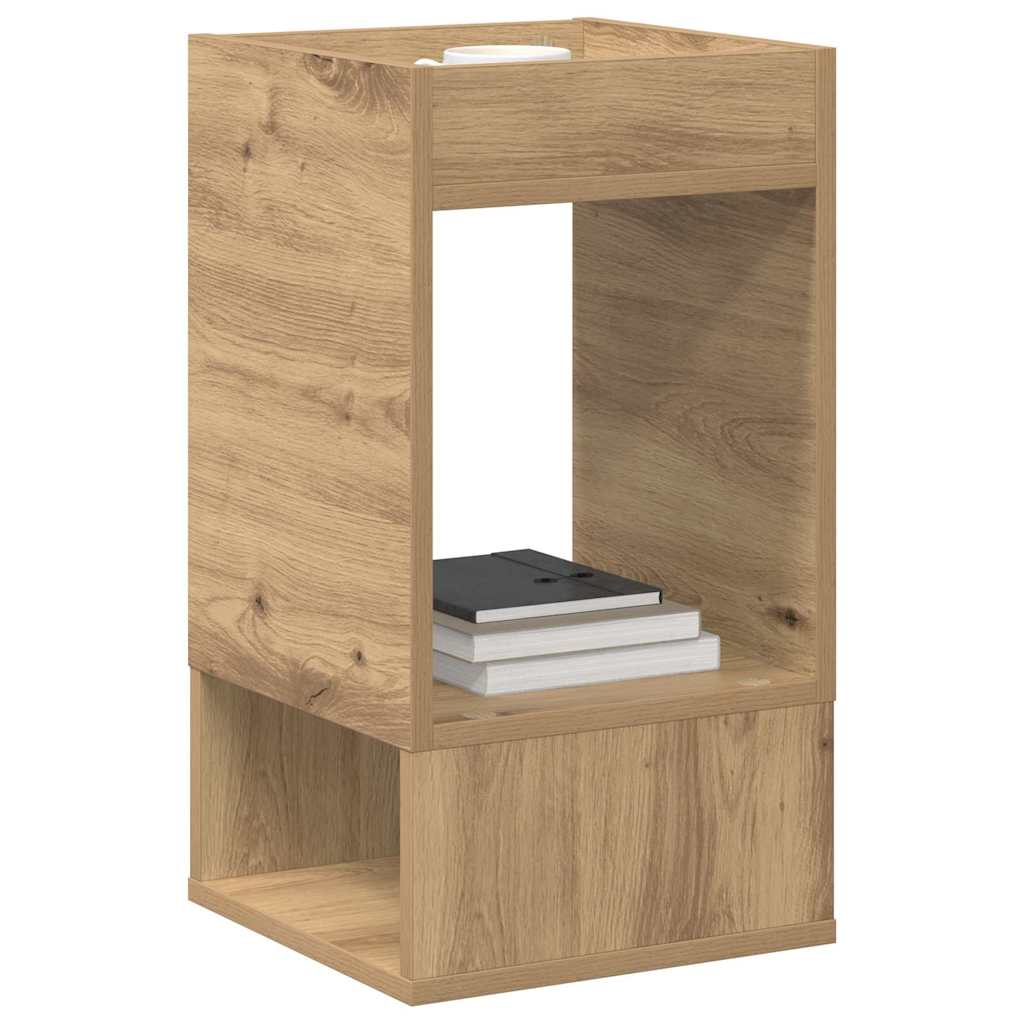 End Table 2 pcs Artisan Oak 30 x 30 x 56 cm Engineered Wood