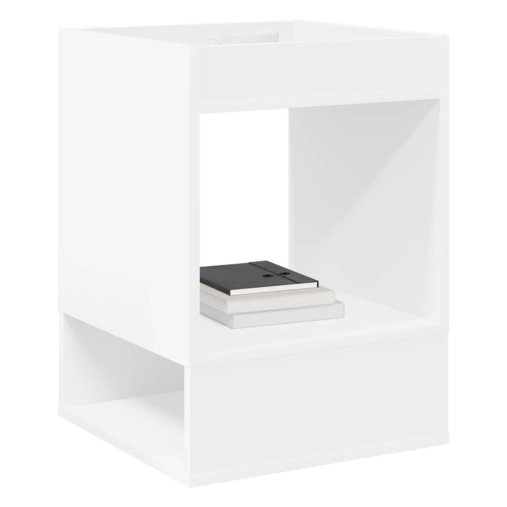 End Table 2 pcs White 40 x 40 x 56 cm Engineered Wood
