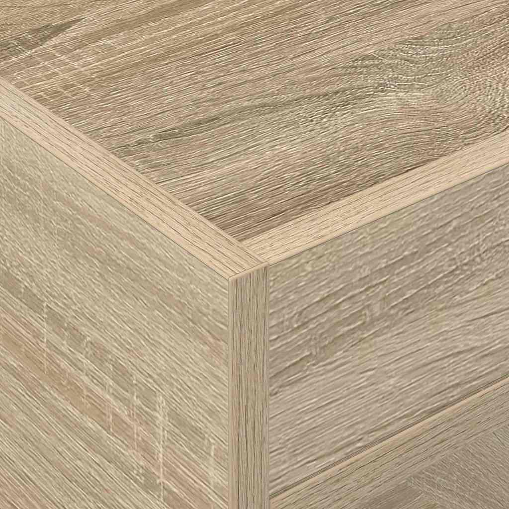End Table 2 pcs Sonoma Oak 40 x 40 x 56 cm Engineered Wood