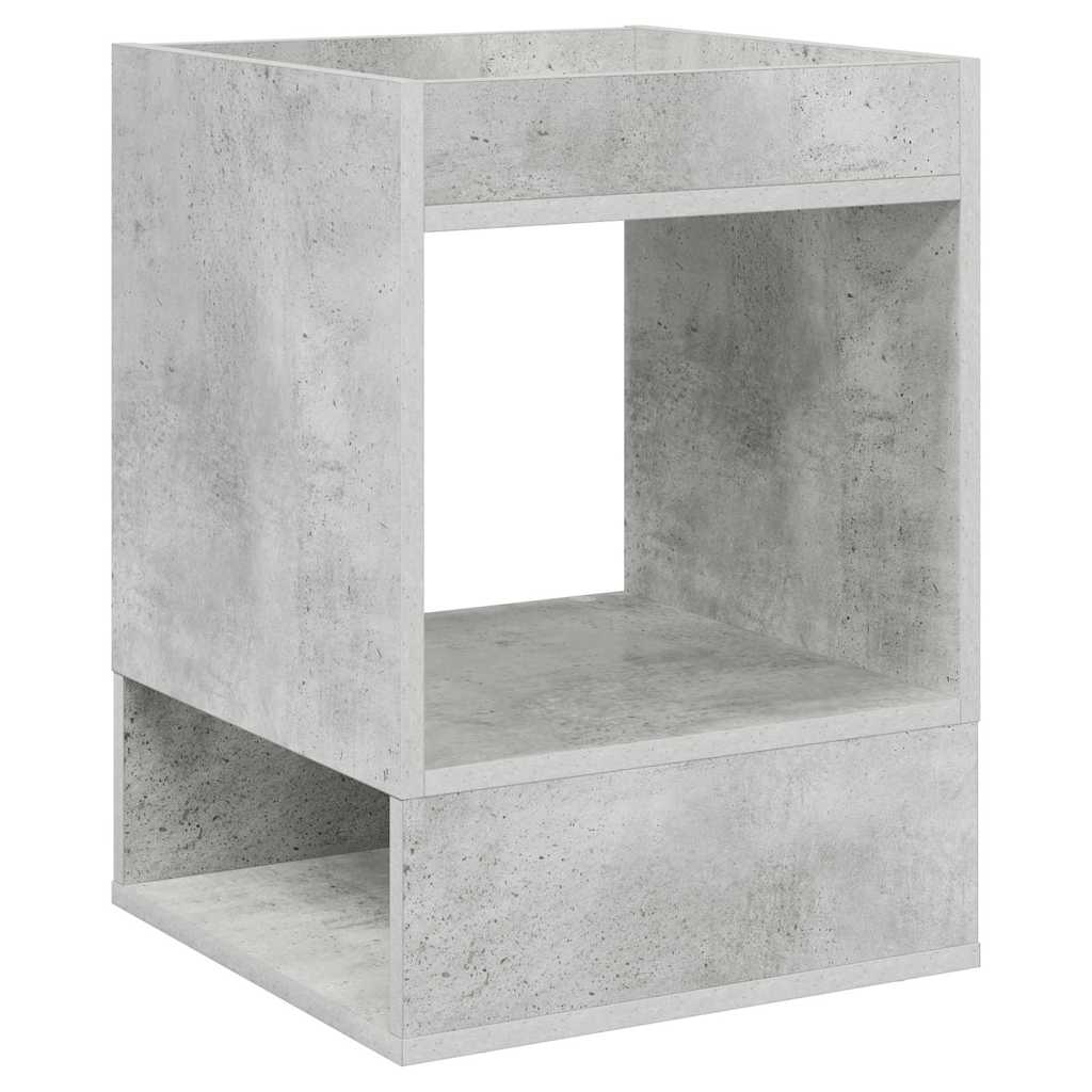 End Table 2 pcs Concrete Grey 40 x 40 x 56 cm Engineered Wood