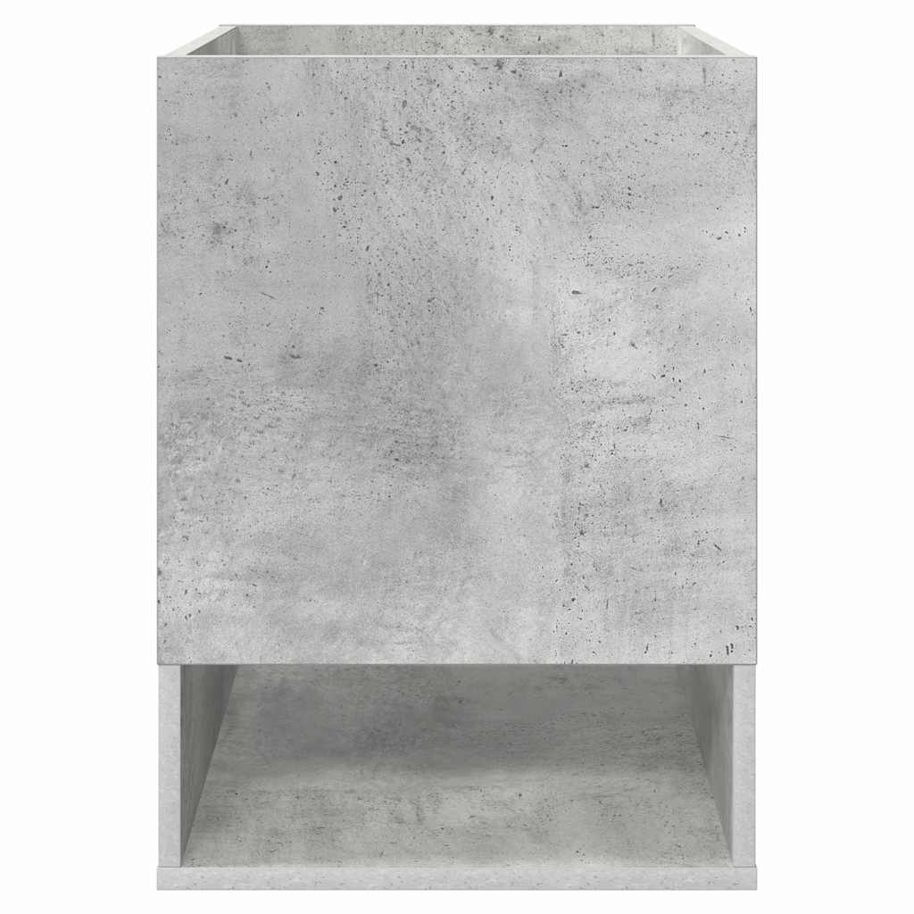 End Table 2 pcs Concrete Grey 40 x 40 x 56 cm Engineered Wood