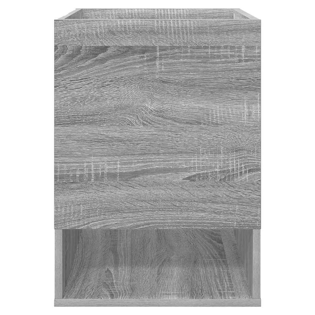 End Table 2 pcs Grey Sonoma 40 x 40 x 56 cm Engineered Wood