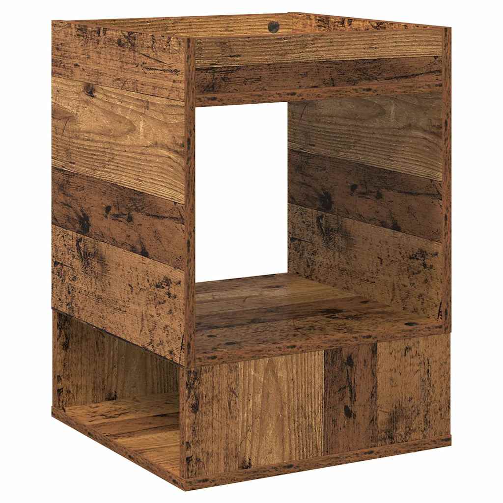 End Table 2 pcs Old Wood 40 x 40 x 56 cm Engineered Wood