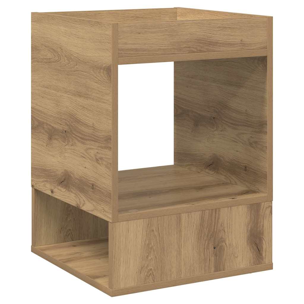 End Table 2 pcs Artisan Oak 40 x 40 x 56 cm Engineered Wood