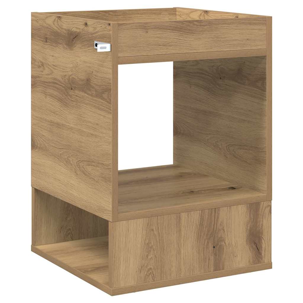 End Table 2 pcs Artisan Oak 40 x 40 x 56 cm Engineered Wood