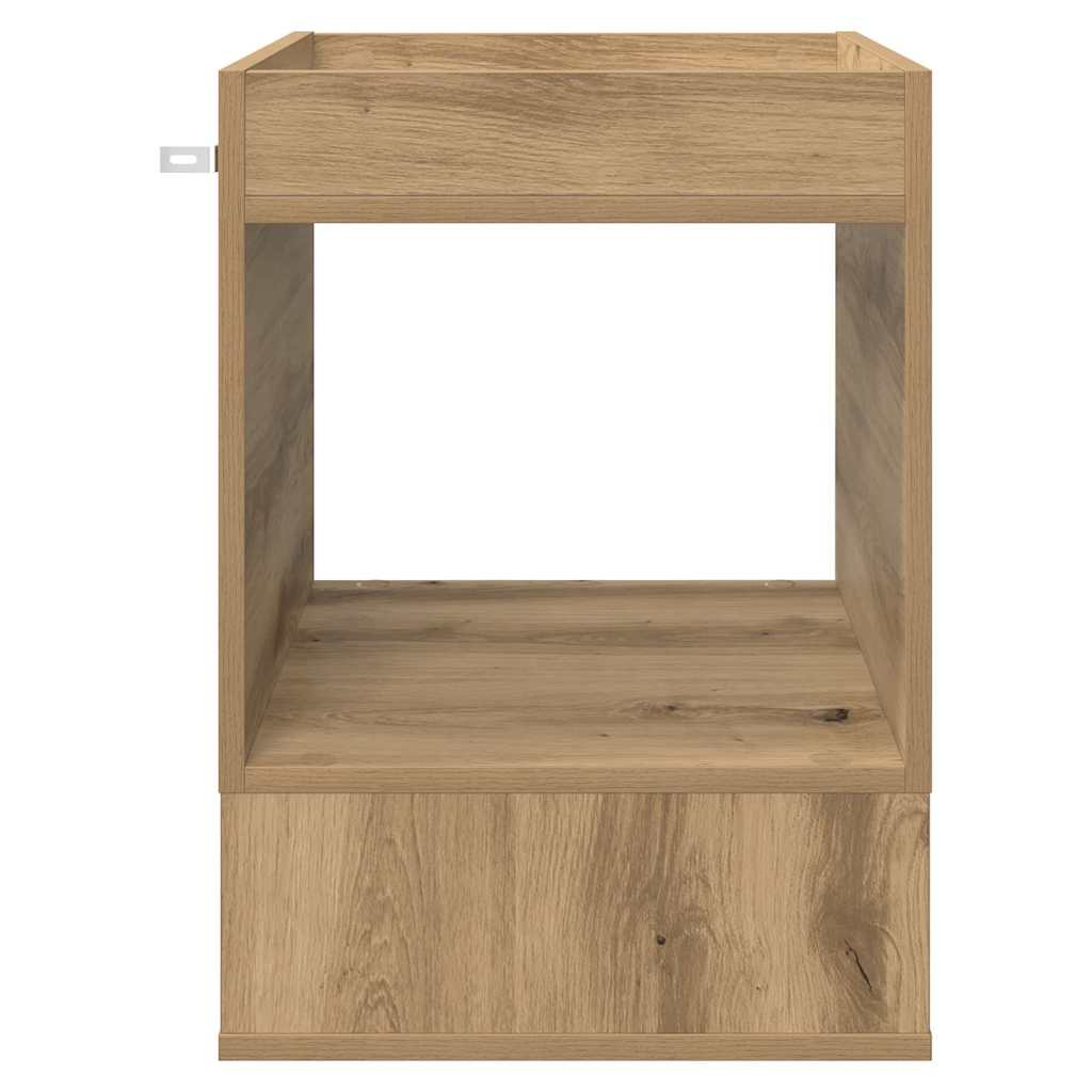 End Table 2 pcs Artisan Oak 40 x 40 x 56 cm Engineered Wood