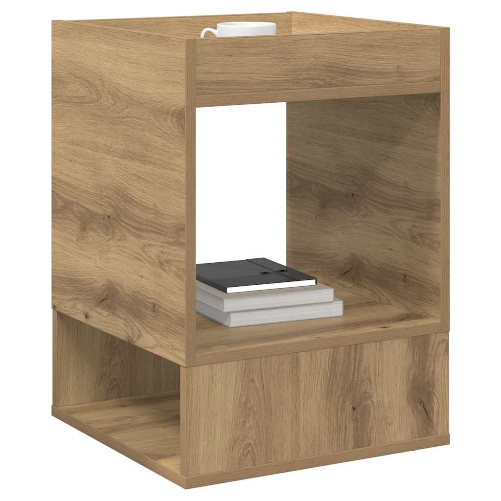 End Table 2 pcs Artisan Oak 40 x 40 x 56 cm Engineered Wood
