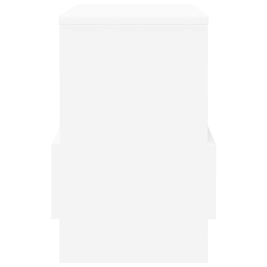 Magazine Rack White 35 x 30 x 45 cm