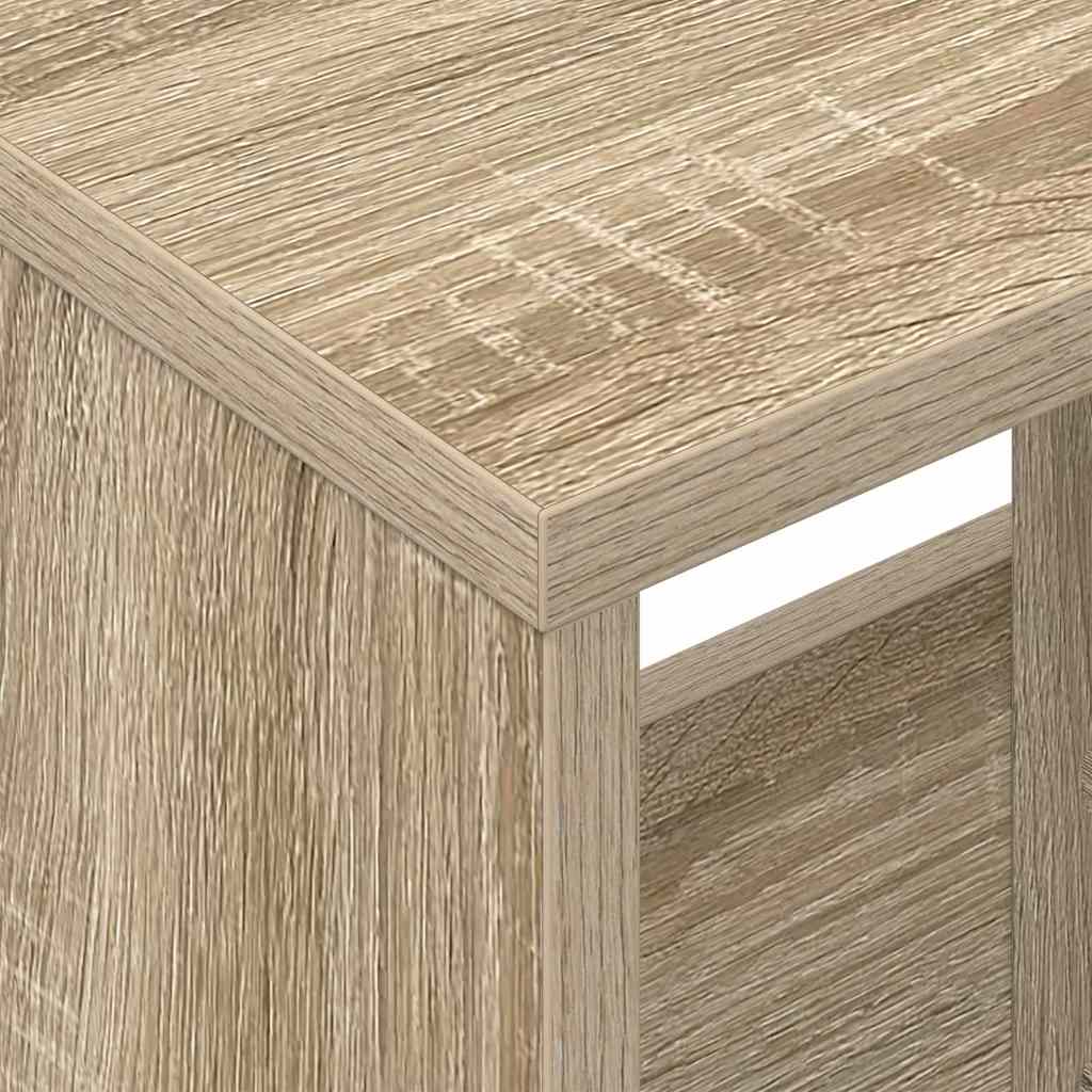 Magazine Rack 2 pcs Sonoma Oak 35 x 30 x 45 cm