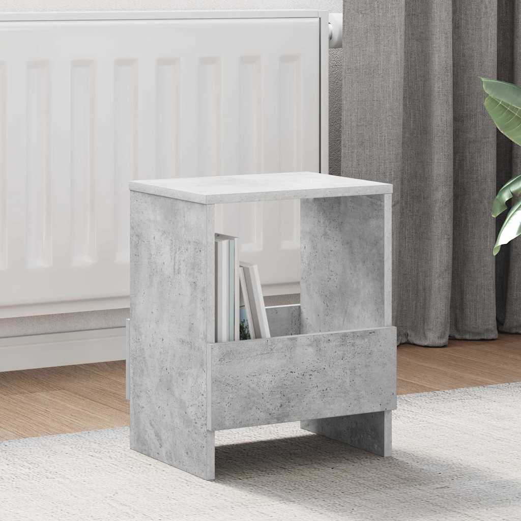 Magazine Rack 2 pcs Concrete Grey 35 x 30 x 45 cm