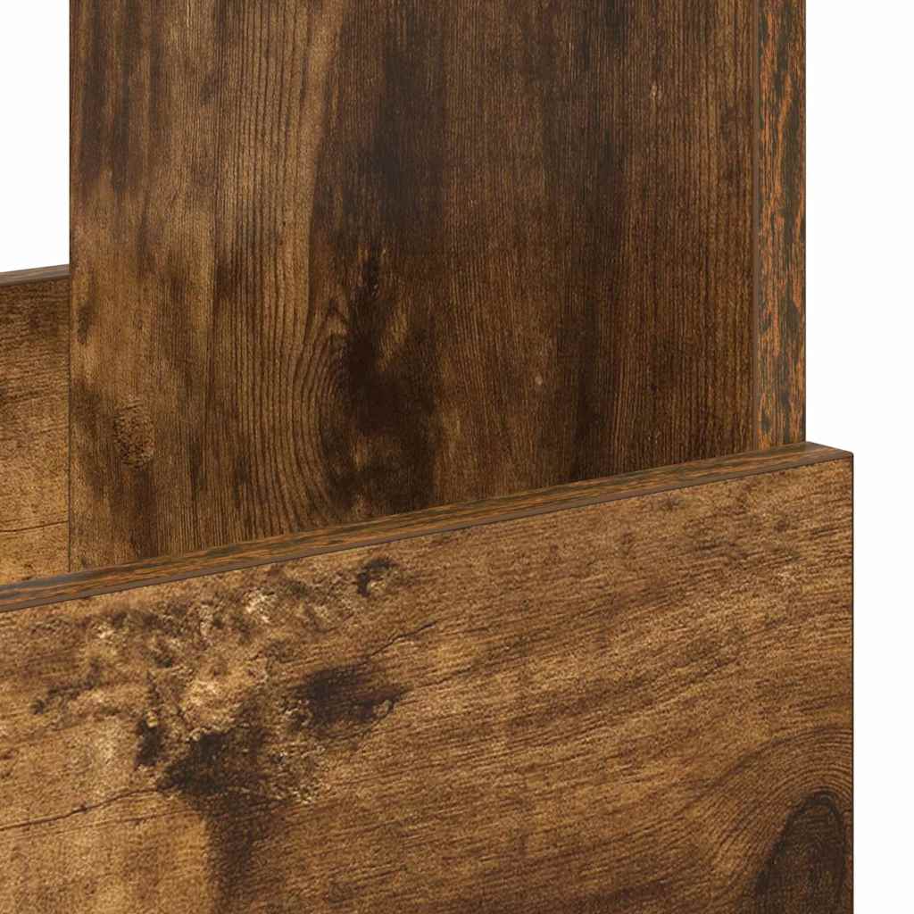 Magazine Rack Smoked Oak 35 x 30 x 45 cm