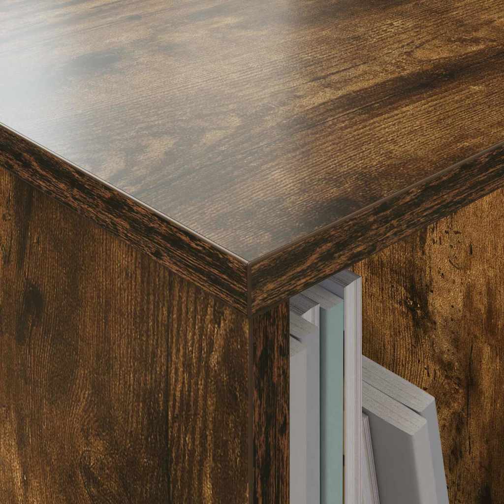 Magazine Rack 2 pcs Smoked Oak 35 x 30 x 45 cm