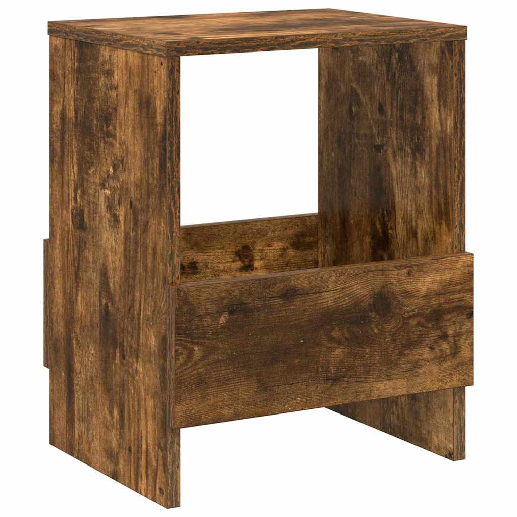 Magazine Rack 2 pcs Smoked Oak 35 x 30 x 45 cm