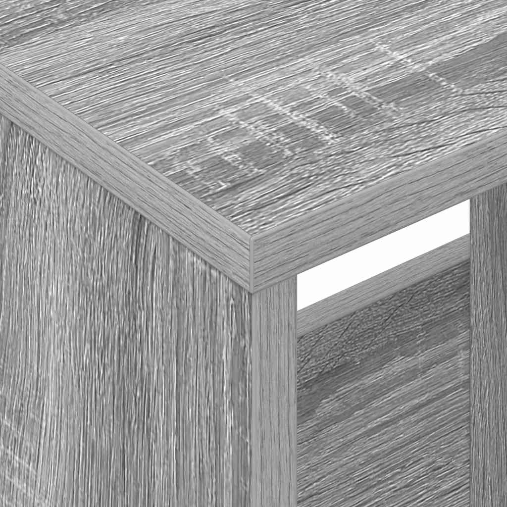 Magazine Rack 2 pcs Grey Sonoma 35 x 30 x 45 cm