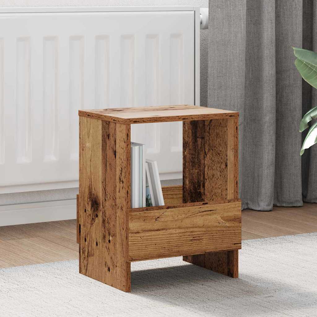 Magazine Rack 2 pcs Old Wood 35 x 30 x 45 cm