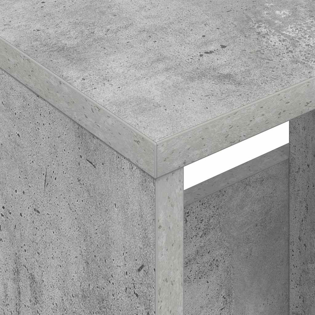 Magazine Rack Concrete Grey 68.5 x 30 x 45 cm