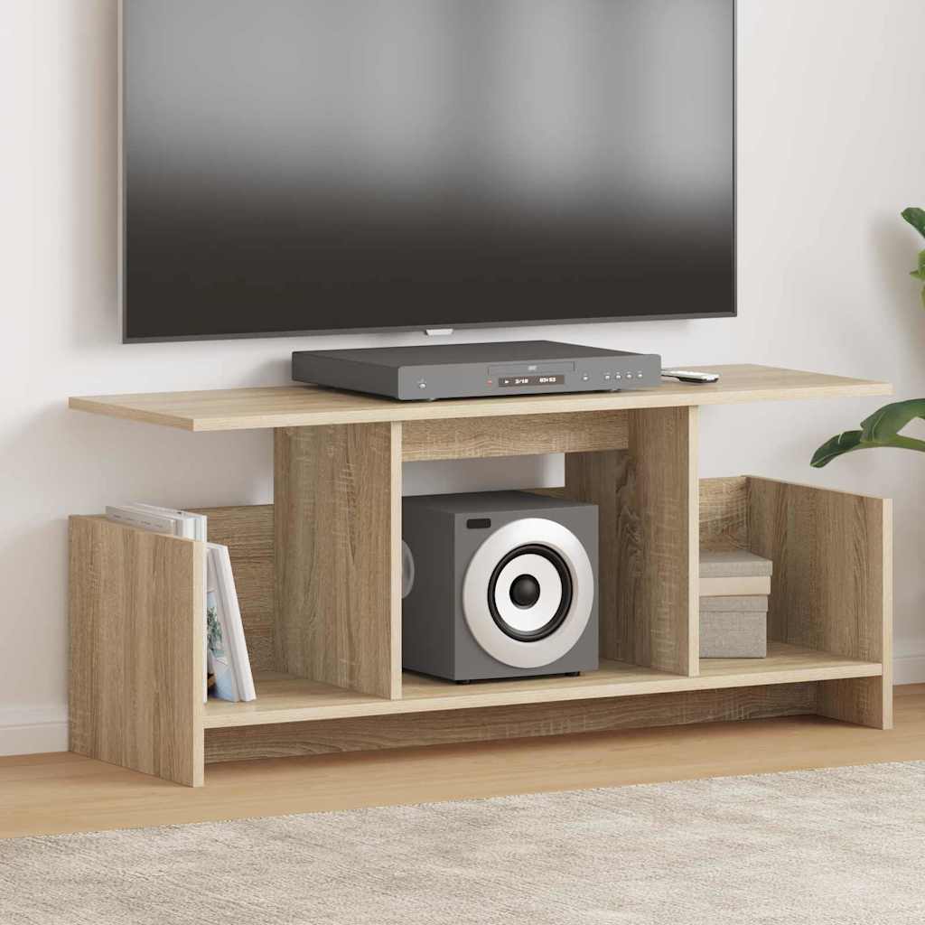 TV Stand 102 x 35 x 45 cm Sonoma Oak Engineered Wood