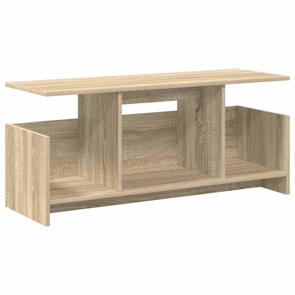 TV Stand 102 x 35 x 45 cm Sonoma Oak Engineered Wood