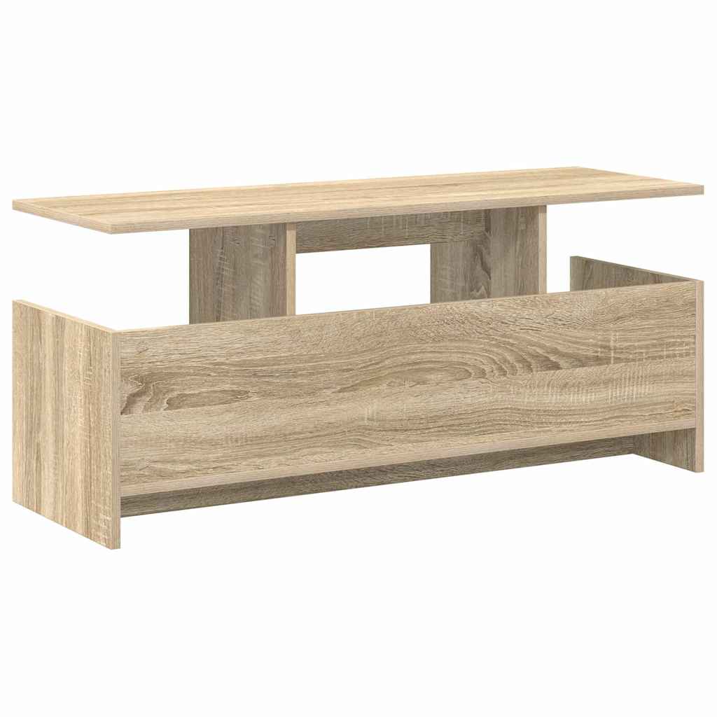 TV Stand 102 x 35 x 45 cm Sonoma Oak Engineered Wood