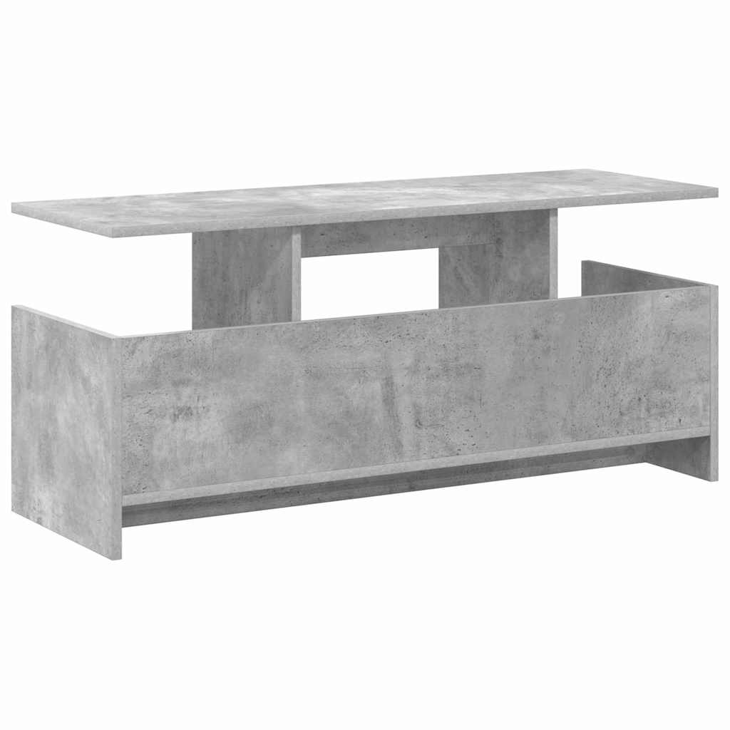 TV Stand Concrete Grey 102 x 35 x 45 cm Engineered Wood