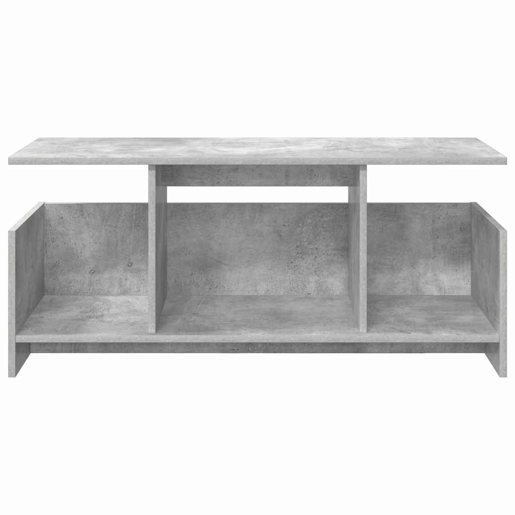 TV Stand Concrete Grey 102 x 35 x 45 cm Engineered Wood
