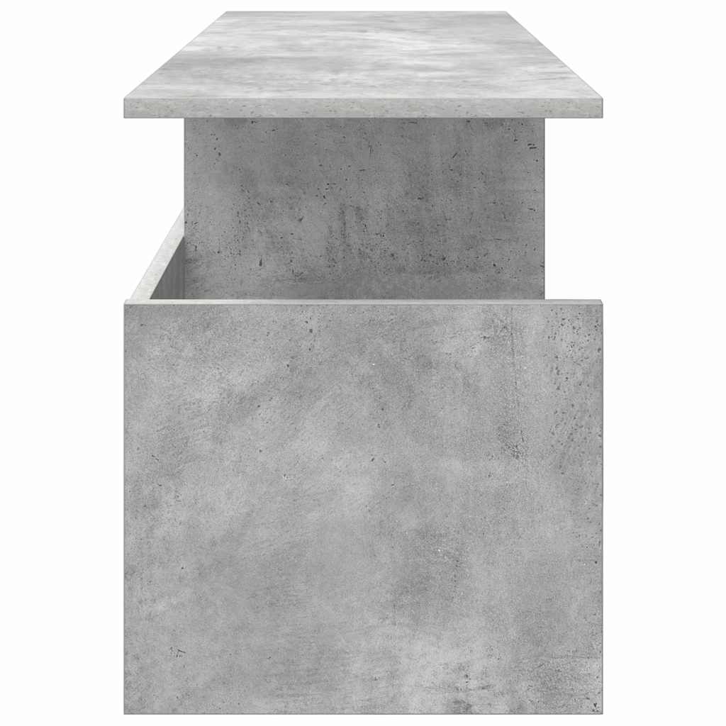 TV Stand Concrete Grey 102 x 35 x 45 cm Engineered Wood