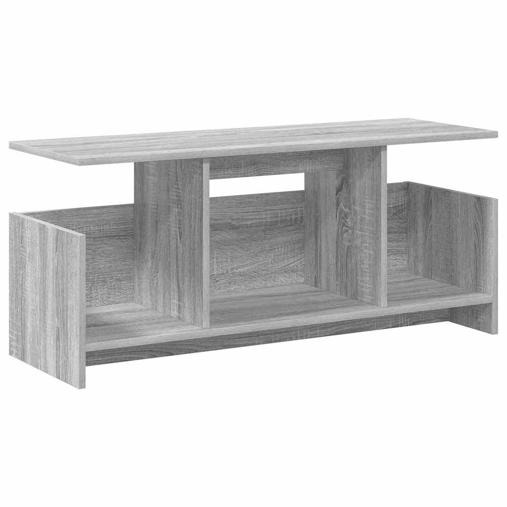 TV Stand 102 x 35 x 45 cm Grey Sonoma Engineered Wood