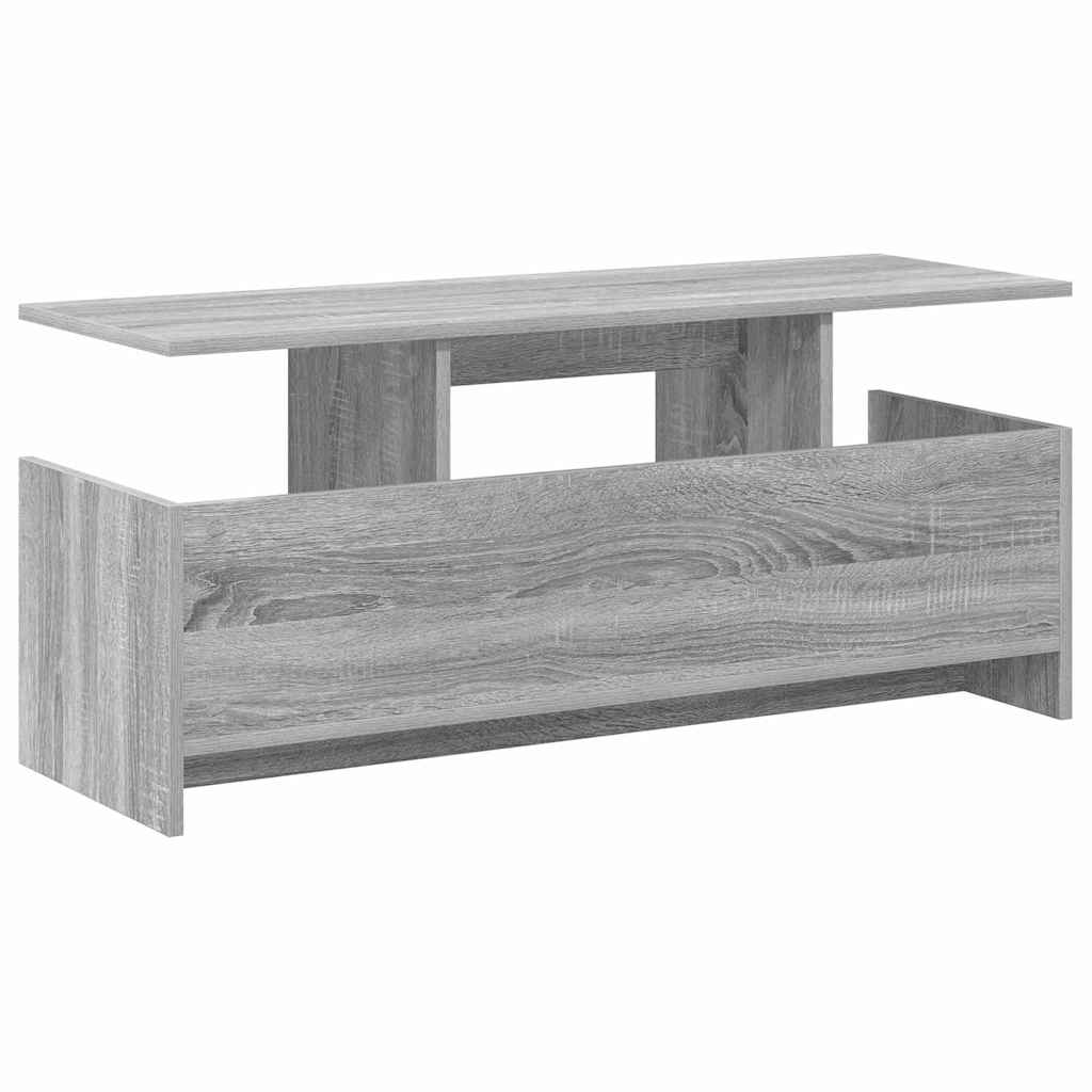 TV Stand 102 x 35 x 45 cm Grey Sonoma Engineered Wood