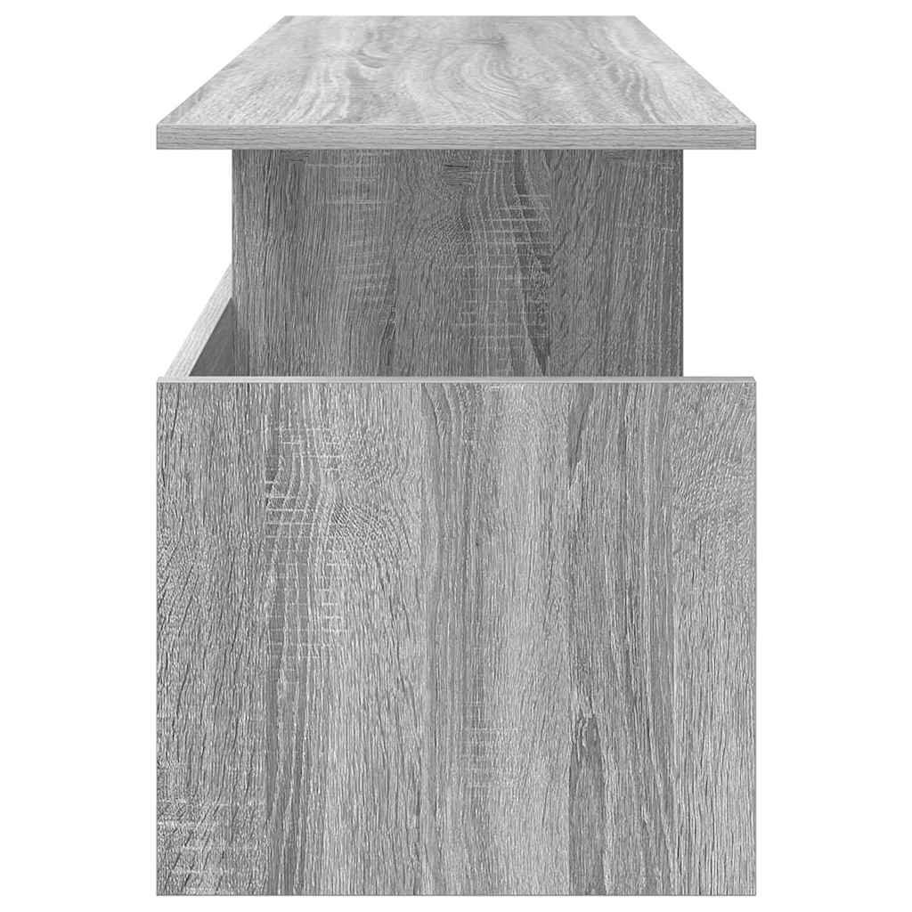 TV Stand 102 x 35 x 45 cm Grey Sonoma Engineered Wood
