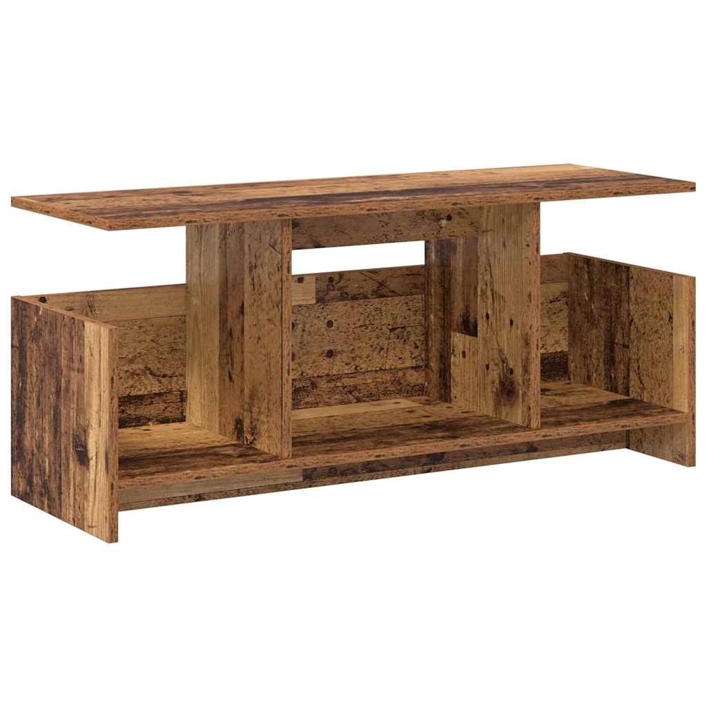 TV Stand Old Wood 102 x 35 x 45 cm Engineered Wood