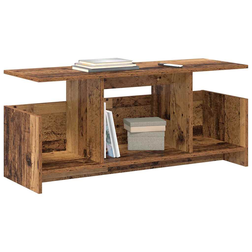 TV Stand Old Wood 102 x 35 x 45 cm Engineered Wood