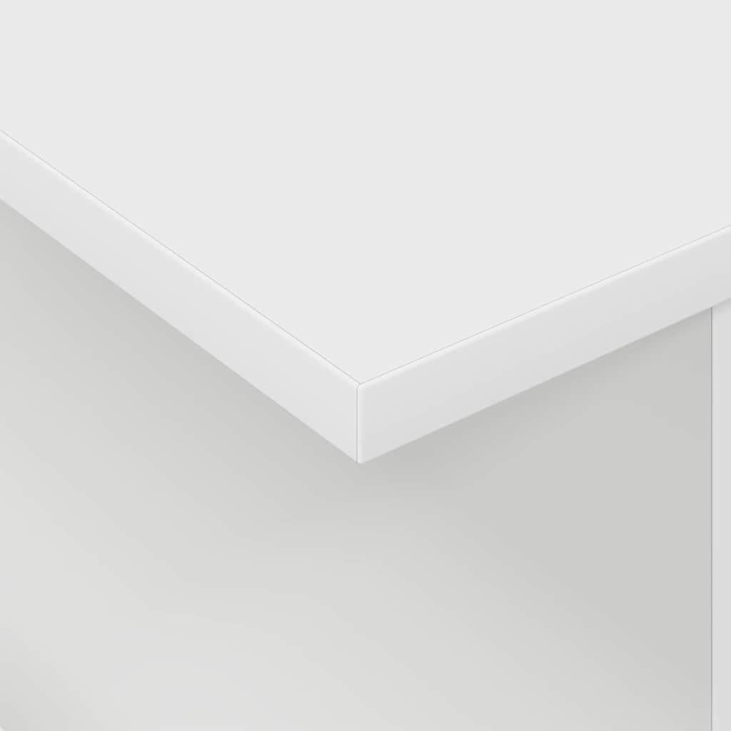 TV Stand 50 x 35 x 45 cm White Engineered Wood