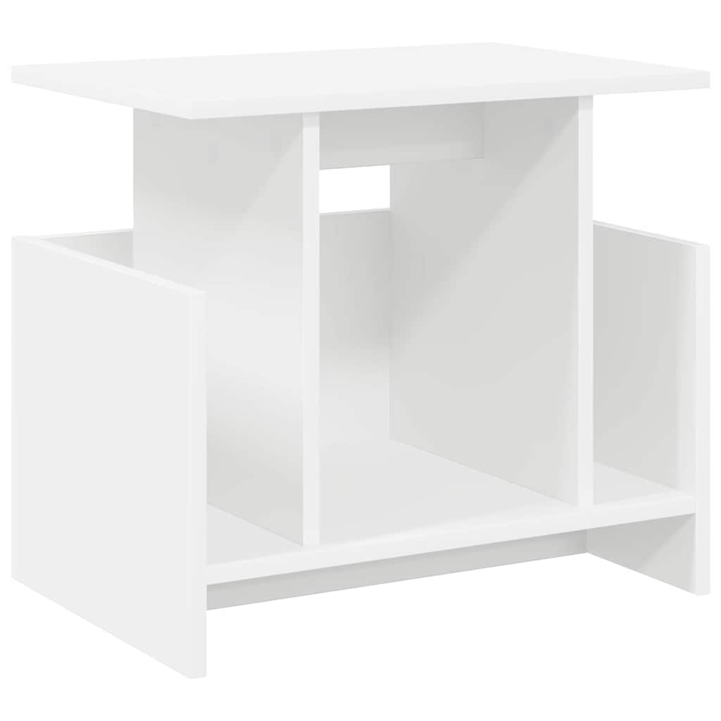 TV Stand 50 x 35 x 45 cm White Engineered Wood